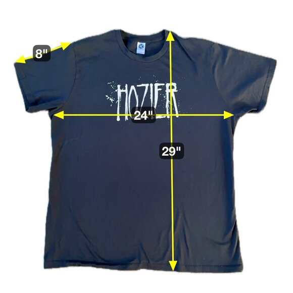 Hozier 2019 Tour Black T-Shirt Concert Merchandise XXL Wasteland Baby PoeticCore - Picture 7 of 9